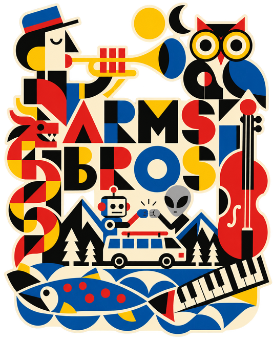 Arms Bros Bauhaus Collage artwork