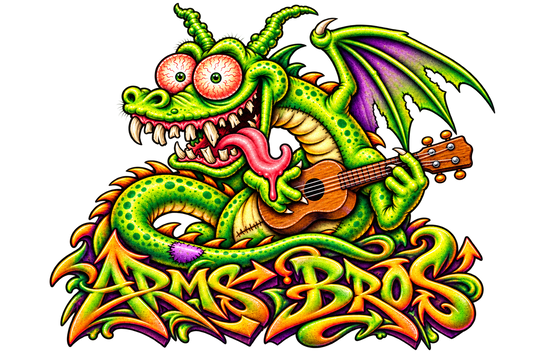 Dragon Jam Ukulele — clean artwork