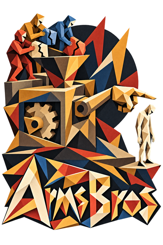 Cubist Machine Tee - original artwork