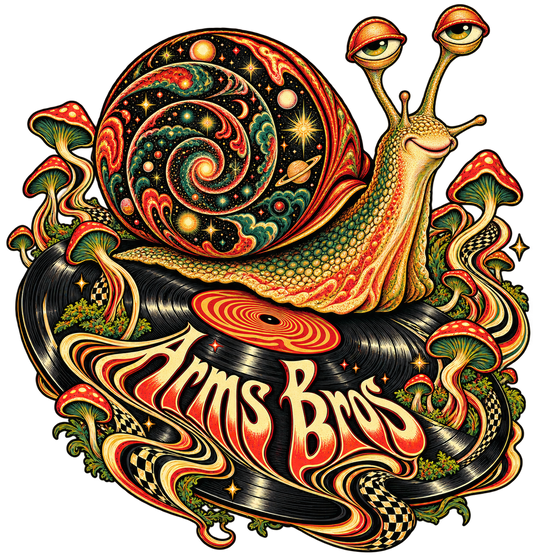 Psychedelic Snail Tee - original artwork