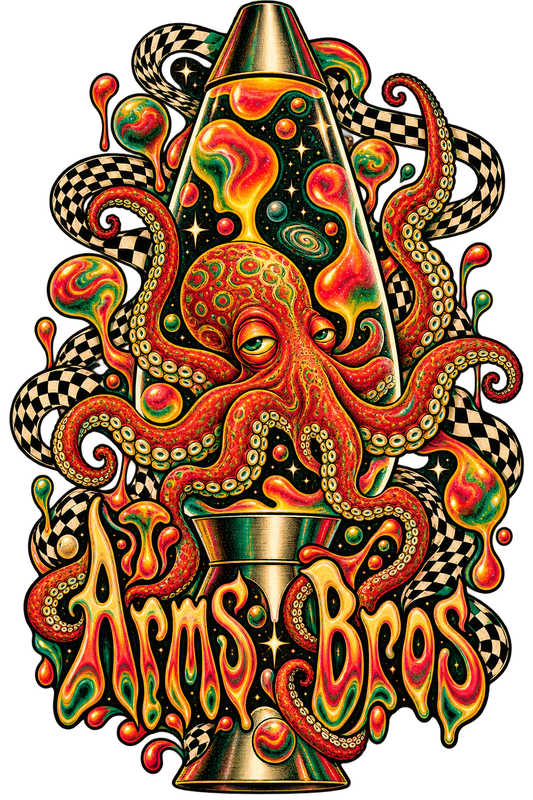 Psychedelic Octopus Tee - original artwork