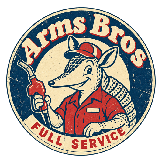 Full Service Armadillo - original artwork