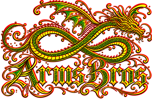 Rasta Infinity Dragon Tee artwork