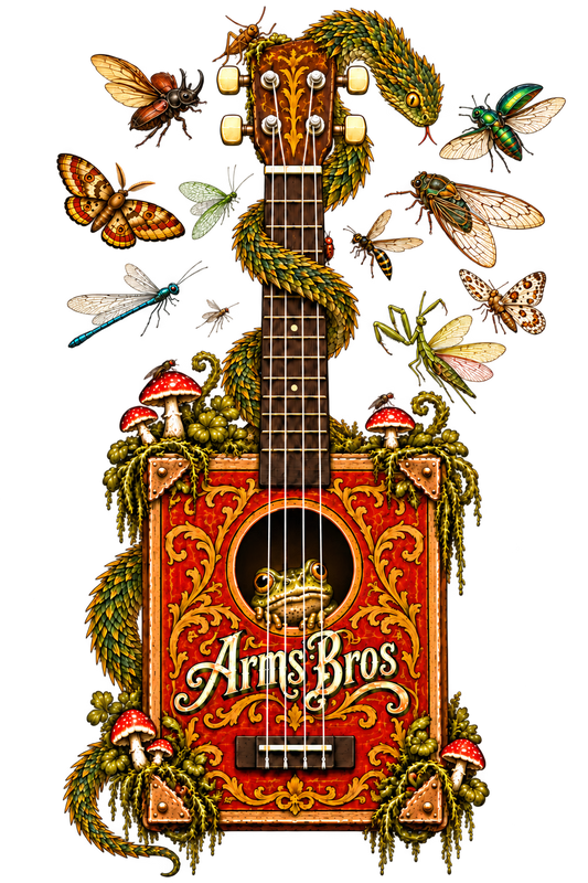 Cigar Box Swamp Serenade Tee artwork