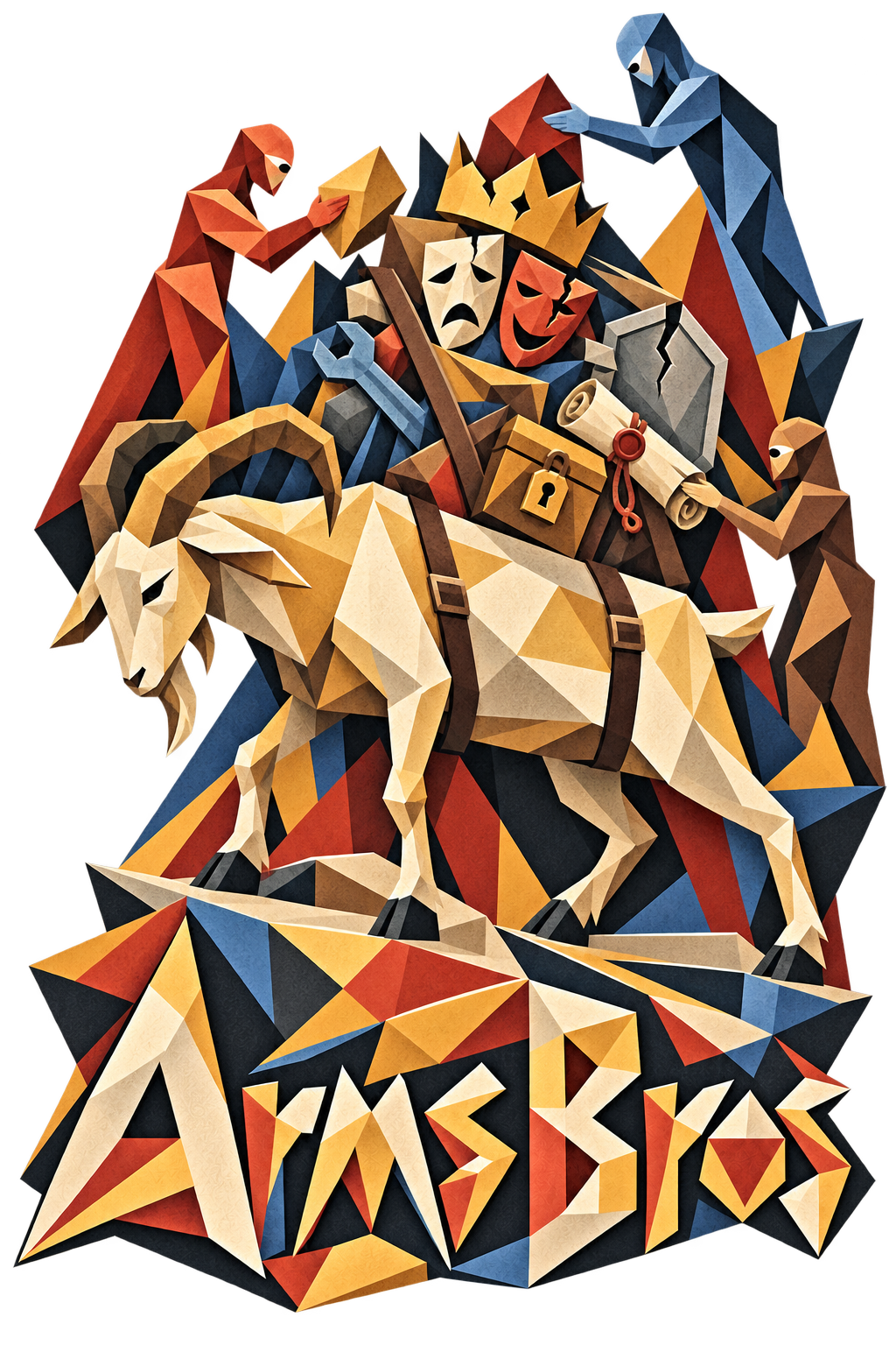 Cubist Scapegoat Tee artwork