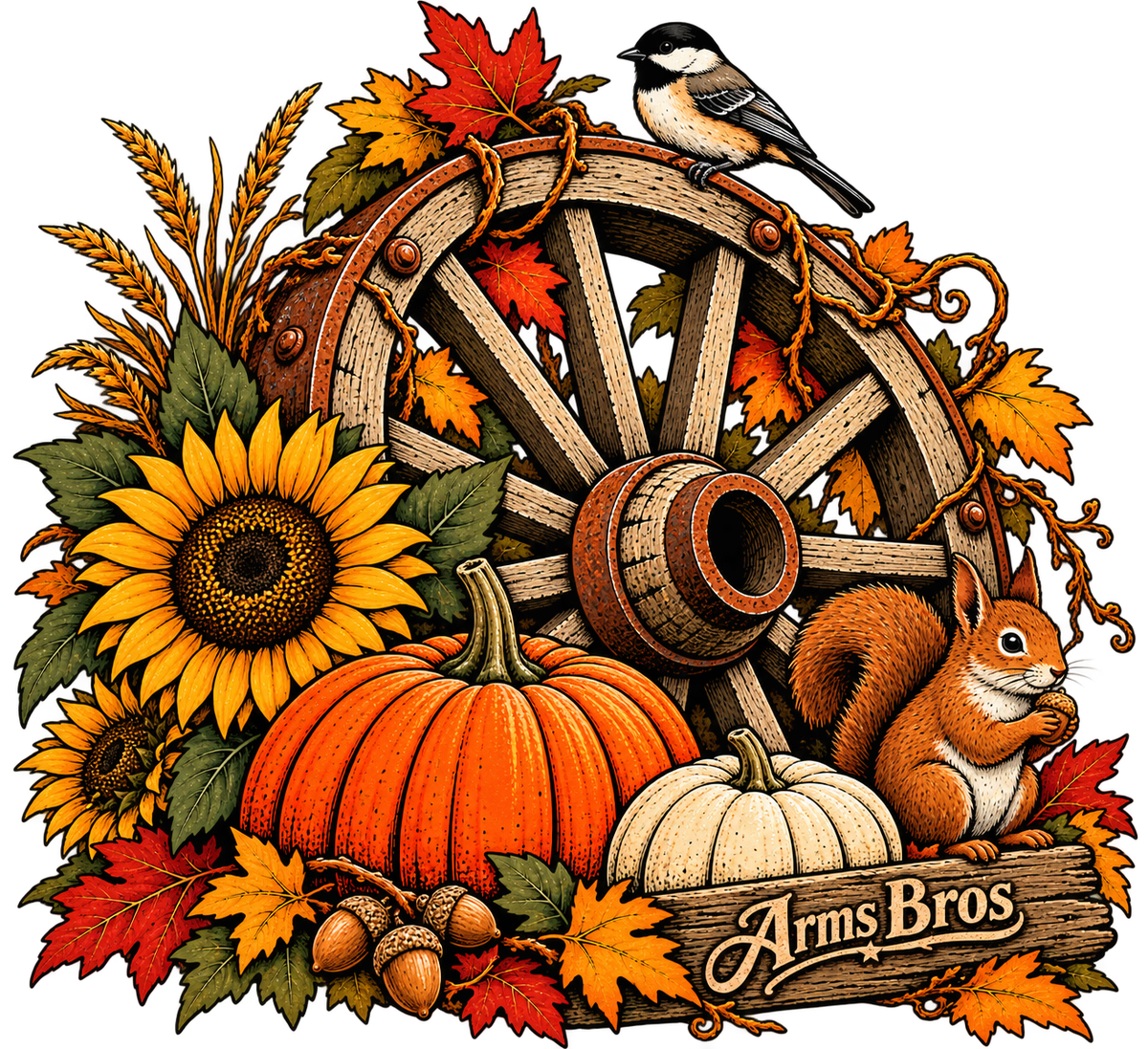 Autumn Harvest Thanksgiving Tee