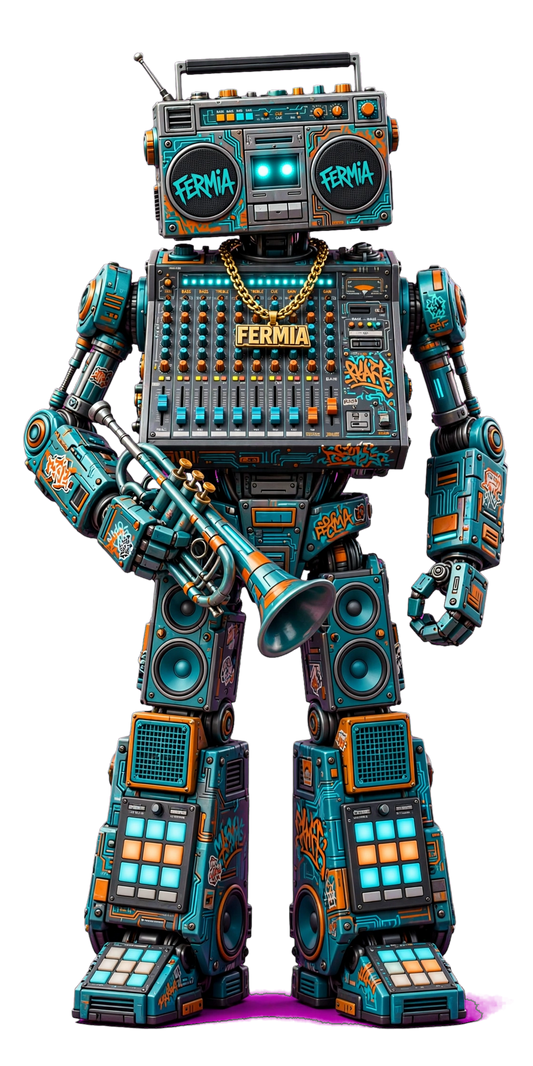 Brass Bot Beat Machine Tee