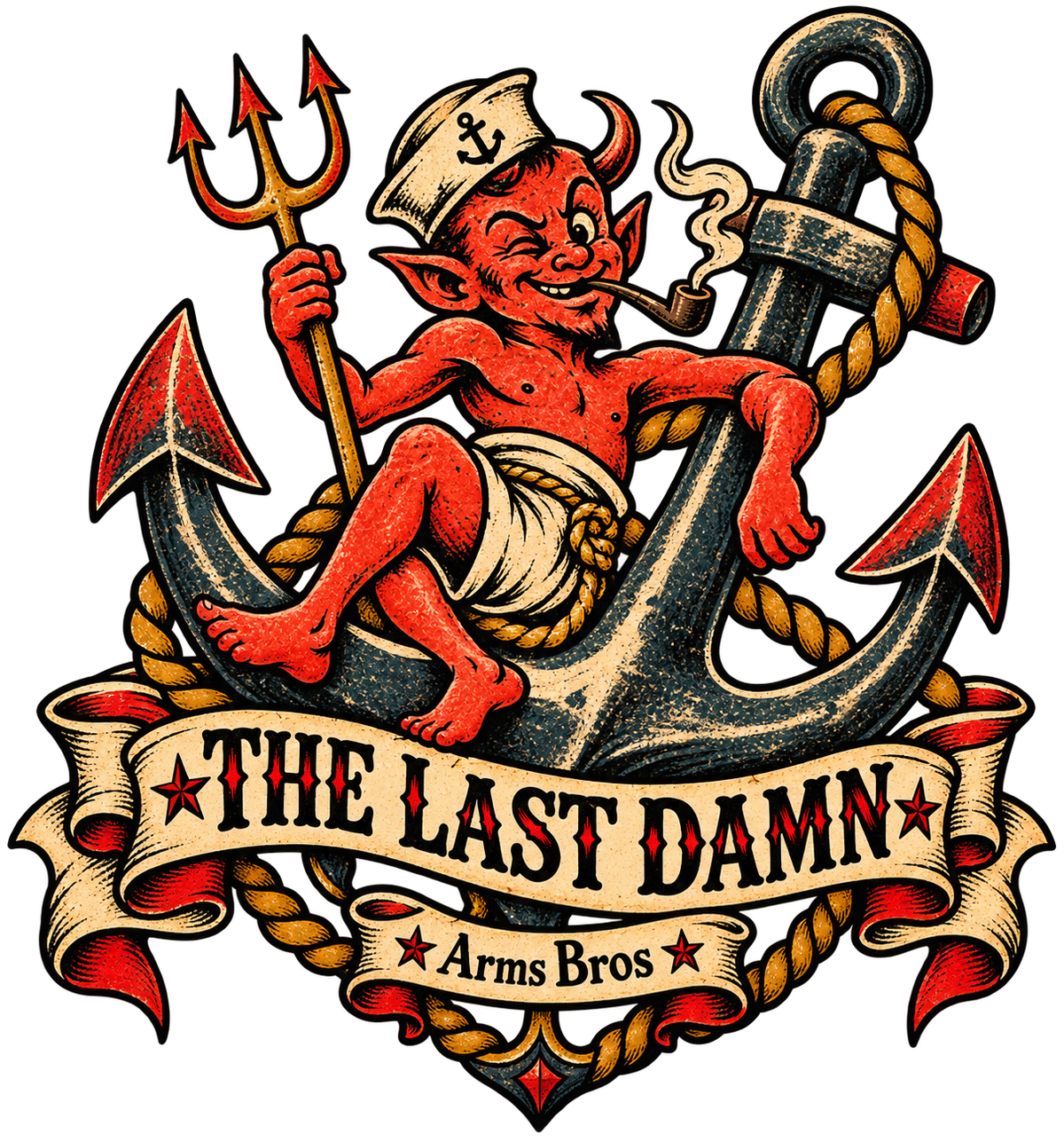 SNAFU Last Damn Tee - original artwork