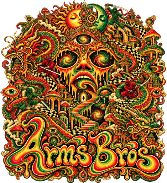 Psychedelic Third Eye Tee - original artwork