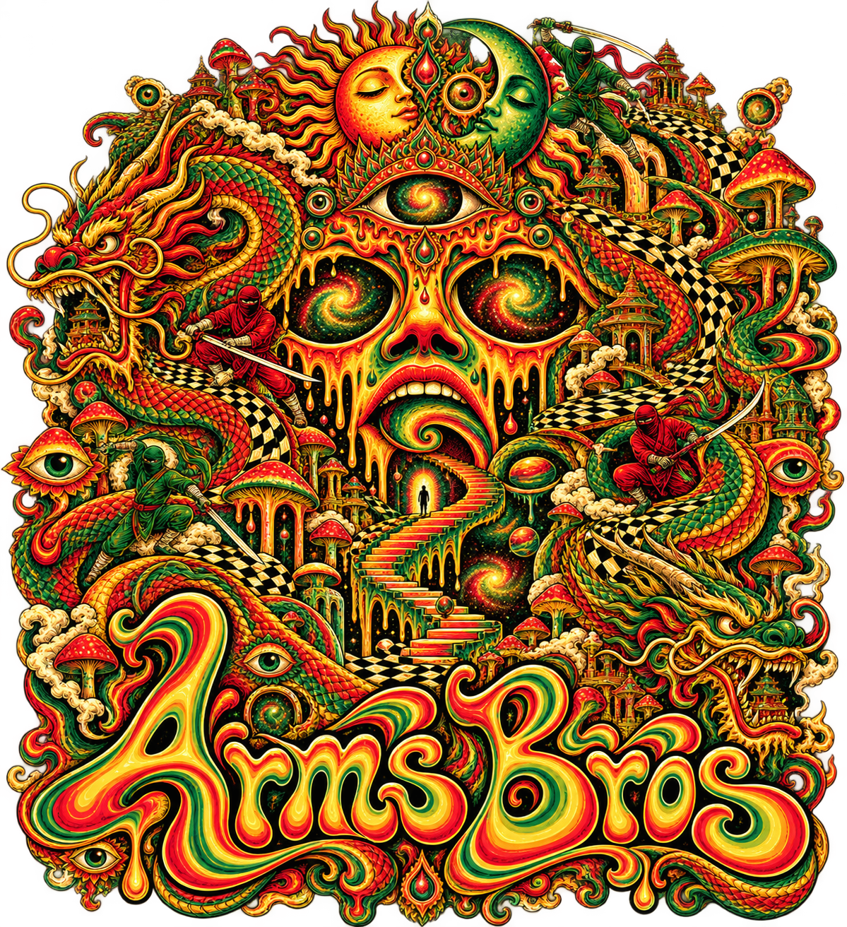 Psychedelic Third Eye — clean artwork