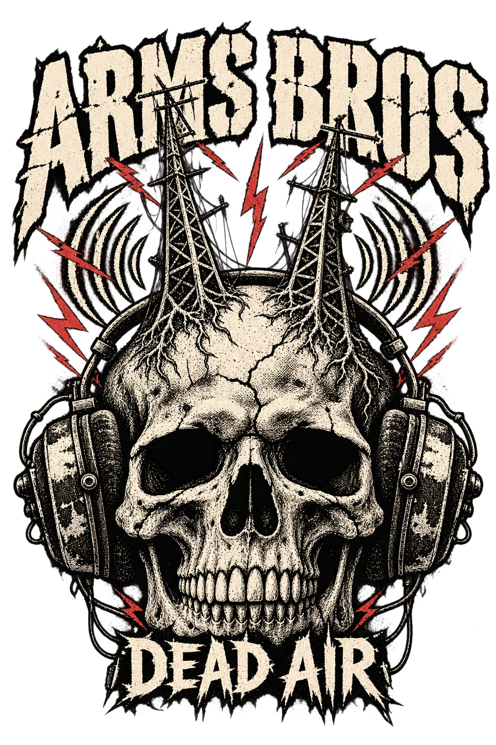 Dead Air Skull — clean artwork