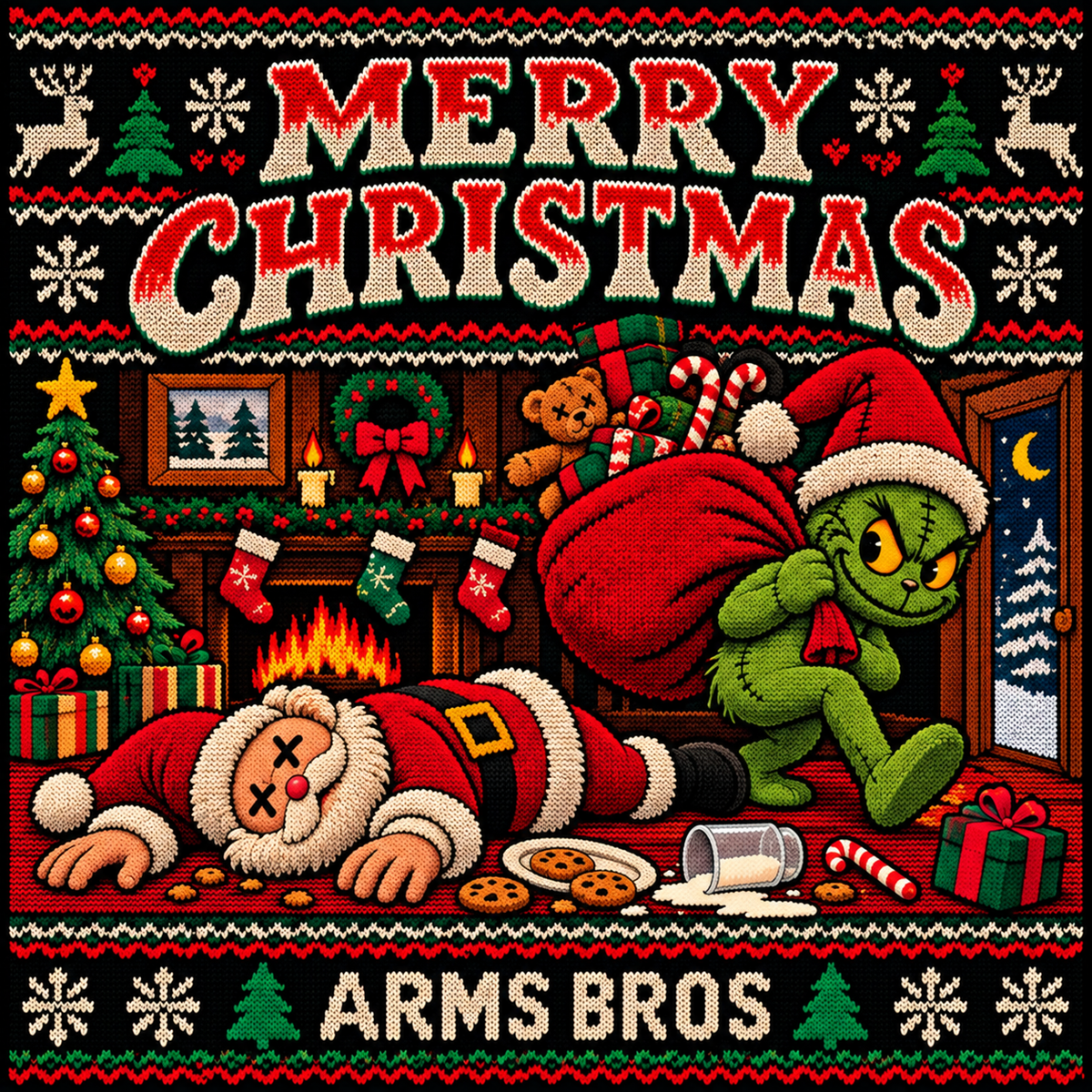 Santa Got Robbed Christmas Heist — clean artwork