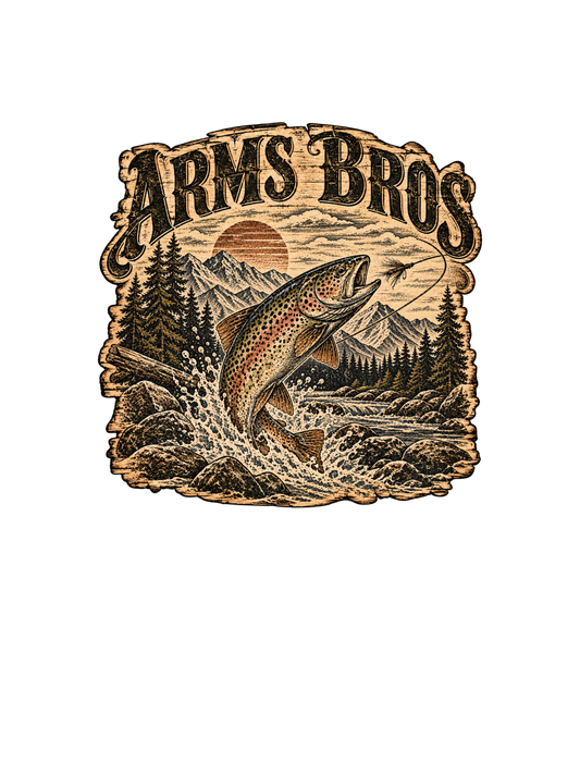 Fly Fisherman Dual Print Tee